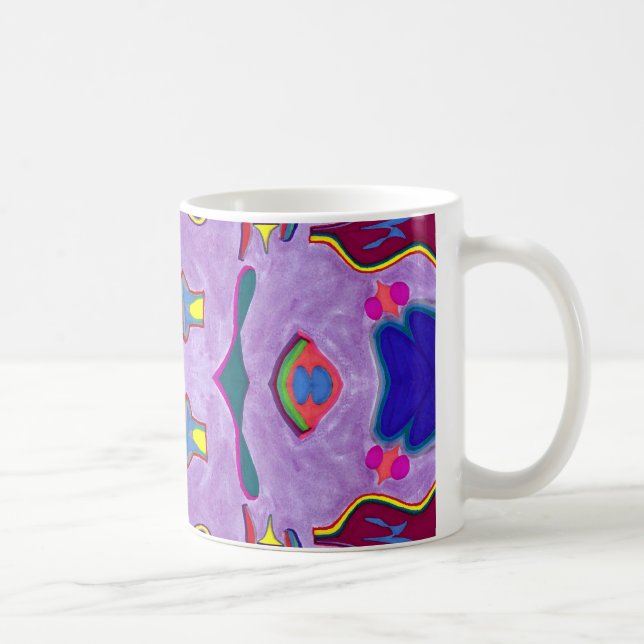 Tasse lila Drache (Rechts)