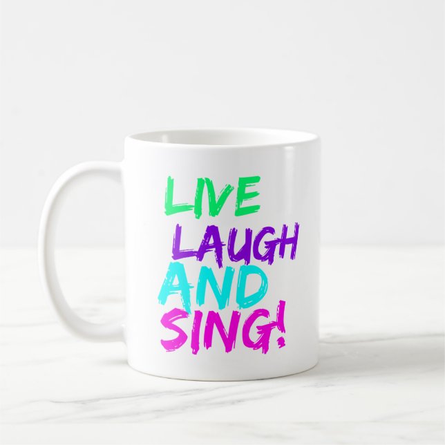 Tasse live, lachen und singen (Links)