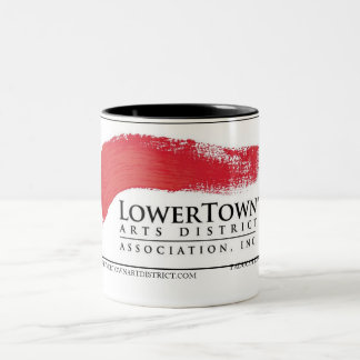 Tasse-LowerTown Kunst-Bezirks-Vereinigung Zweifarbige Tasse