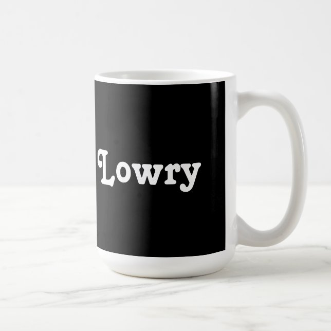 Tasse Lowry (Rechts)