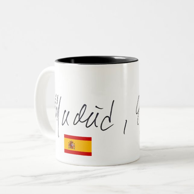 Tasse Madrid Sammlerstück (Vorderseite Links)
