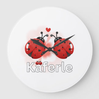 Tasse Marienkäfer Große Wanduhr