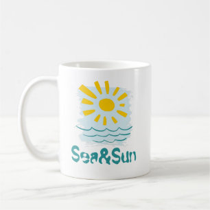 Tasse Meer und Sonne