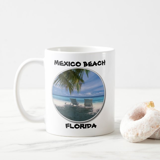 TASSE MEXIKO-STRAND-FLORIDAS COFEE (Mit Donut)