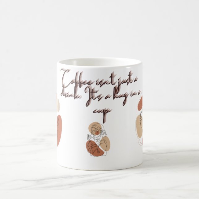 Tasse | Minimalistische Typografie Moderne Ästheti (Mittel)