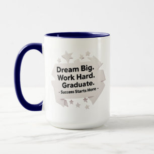 Tasse Minimalistischer Abschluss - Dream Big 15oz 