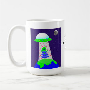 Tasse mit Alien "Liebe zum Mond" von Jo Images