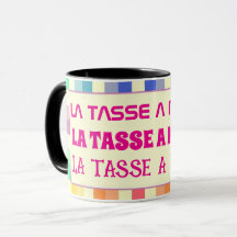 Tasse mit änderbarem Text