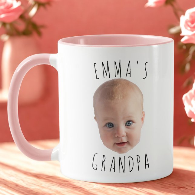Tasse mit Baby Face Custom Face Baby Mama Vater (Von Creator hochgeladen)
