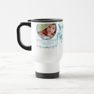 Tasse mit Baby-Foto Wichtige Geburtsdaten