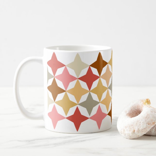 Tasse mit beruhigendem Grafikmuster (Mit Donut)
