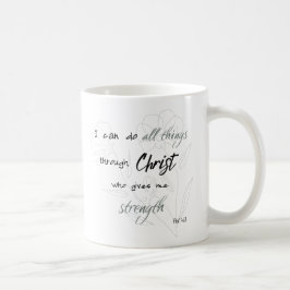 Tasse mit Bibelverse