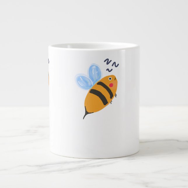 Tasse mit Bienenabdruck (Vorderseite)