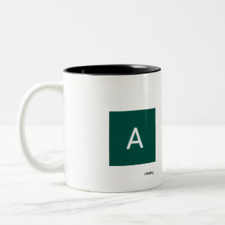 Tasse mit Bild und Text