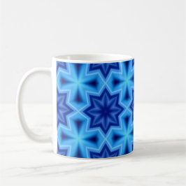 Tasse mit blauem Muster