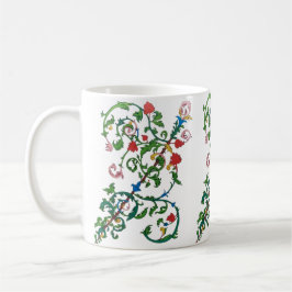 Tasse mit Blumen