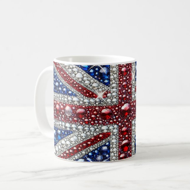 Tasse mit British Colors Design (Vorderseite Links)