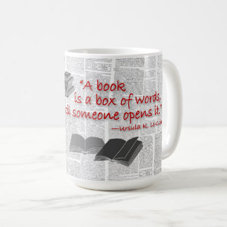 Tasse mit Buchthema