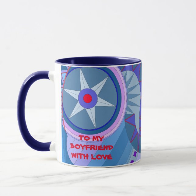 TASSE MIT COOLER KUNST FÜR BOYFRIEND (Links)