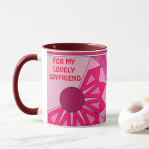 TASSE MIT COOLER KUNST FÜR DEN BOYFRIEND TAG