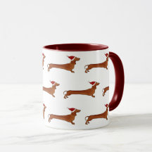 Tasse mit Dackelmuster