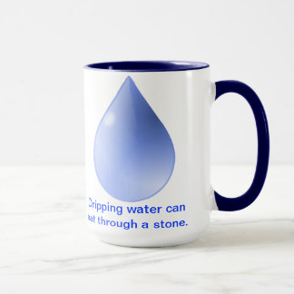 Tasse mit dem chinesischen Sprichwort über Persist