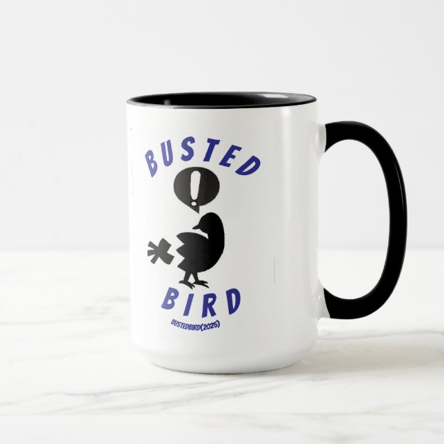 Tasse mit dem Logo "Busted Bird" (Rechts)