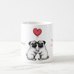 Tasse mit dem Valentinstag-Design