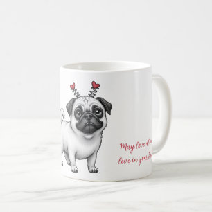 Tasse mit dem Valentinstag-Design