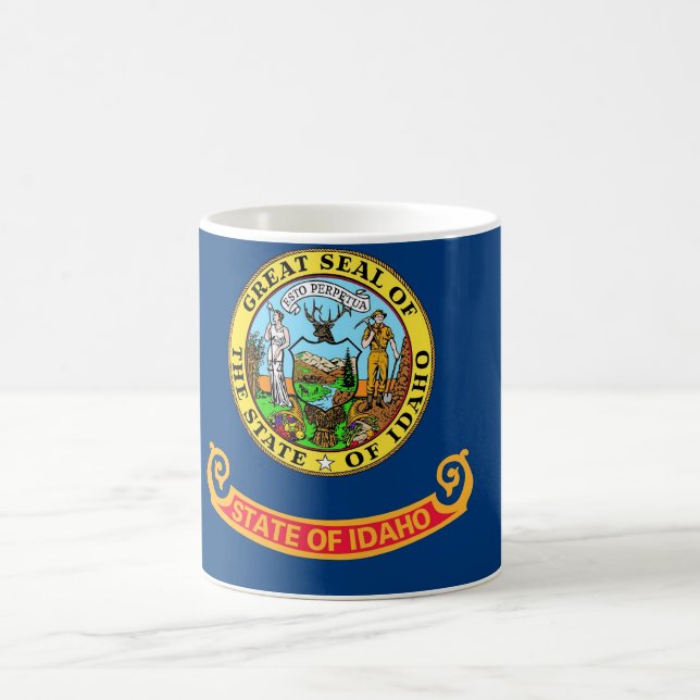 Tasse mit der Fahne des Staat Idaho - USA (Mittel)