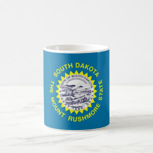 Tasse mit der Fahne des Staat South Dakota - USA