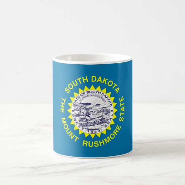 Tasse mit der Fahne des Staat South Dakota - USA (Mittel)