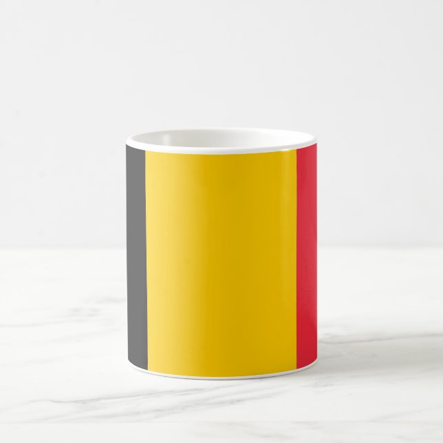 Tasse mit der Flagge Belgiens (Mittel)