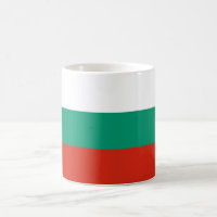 Tasse mit der Flagge Bulgariens