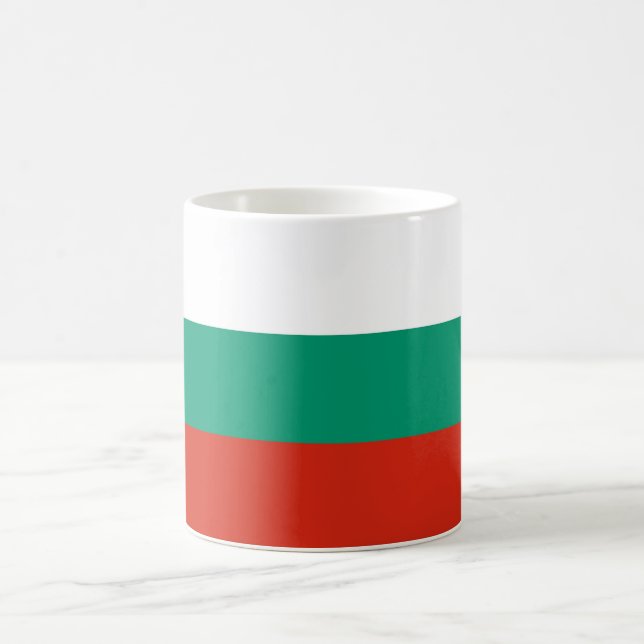 Tasse mit der Flagge Bulgariens (Mittel)