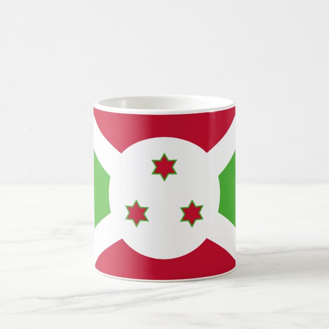 Tasse mit der Flagge Burundis (Mittel)