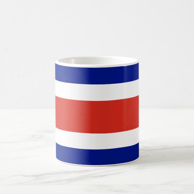 Tasse mit der Flagge Costa Ricas (Mittel)