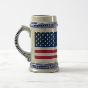 Tasse mit der Flagge der USA