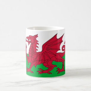 Tasse mit der Flagge der Wales