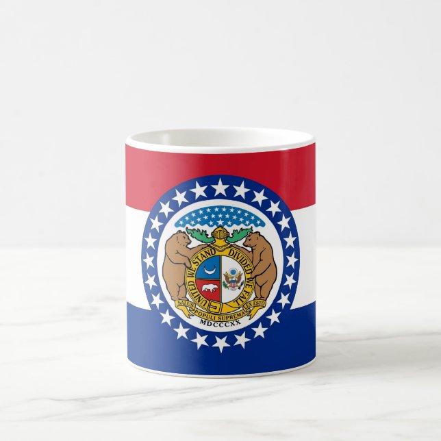 Tasse mit der Flagge des Staat Missouri - USA (Mittel)