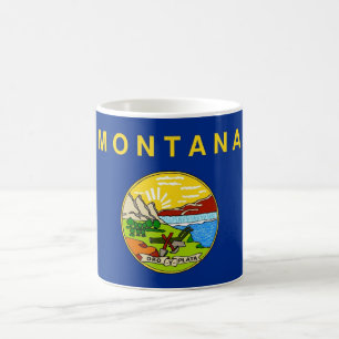 Tasse mit der Flagge des Staat Montana - USA