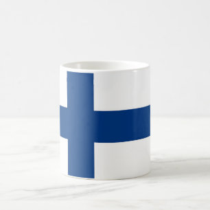 Tasse mit der Flagge Finnlands