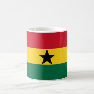 Tasse mit der Flagge Ghanas