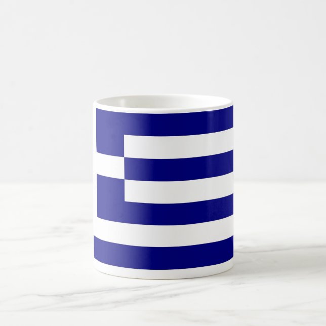 Tasse mit der Flagge Griechenlands (Mittel)