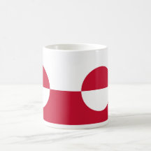 Tasse mit der Flagge Grönlands