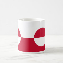 Tasse mit der Flagge Grönlands