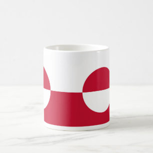 Tasse mit der Flagge Grönlands