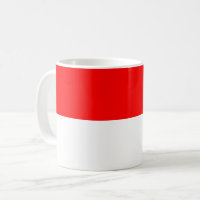 Tasse mit der Flagge Indonesiens