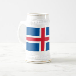 Tasse mit der Flagge Islands