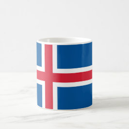 Tasse mit der Flagge Islands